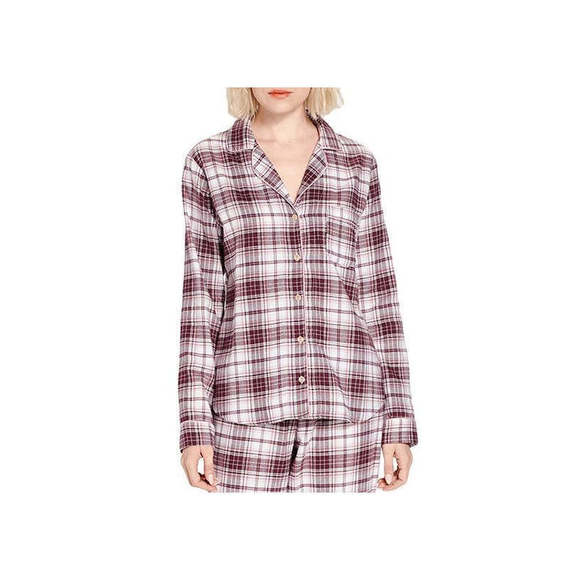 Ugg Womens Raven Flannel Sleepwear Top, Size Medium - Picture 2 of 3